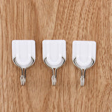 6Pcs/set Strong Sticky Hooks Door Wall Hanger Holder Tiles Glass Adhesive Hooks